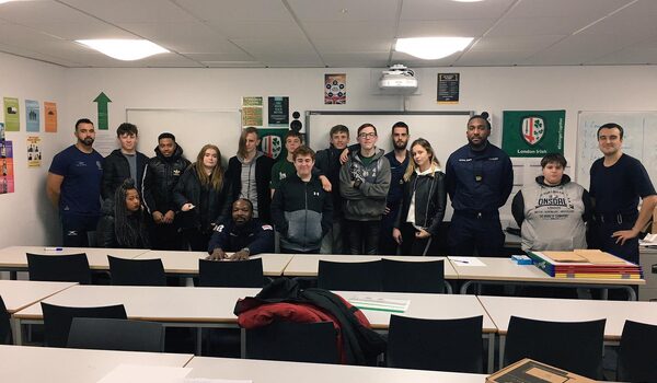 London Irish HITZ link with Royal Navy